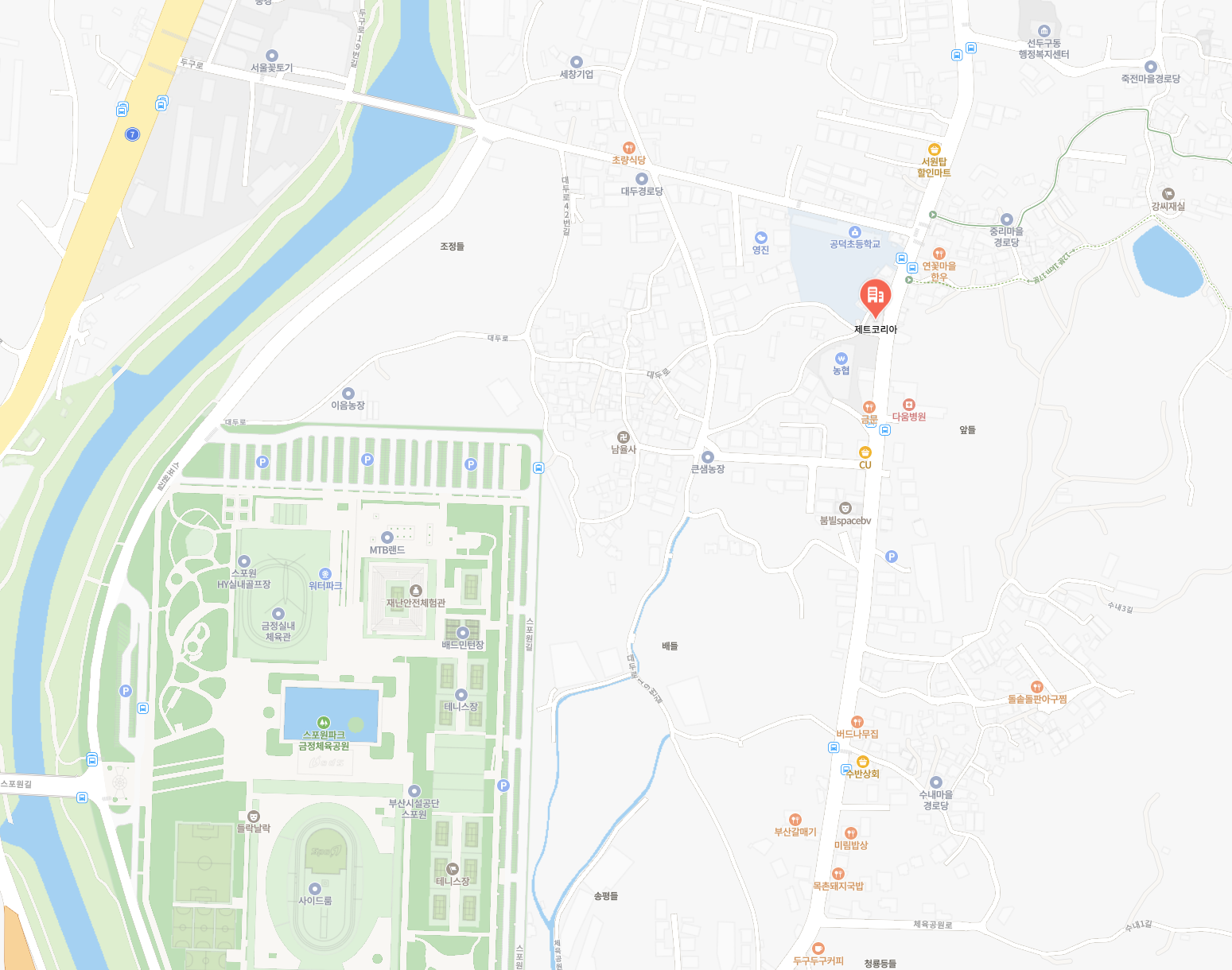 오시는길 지도